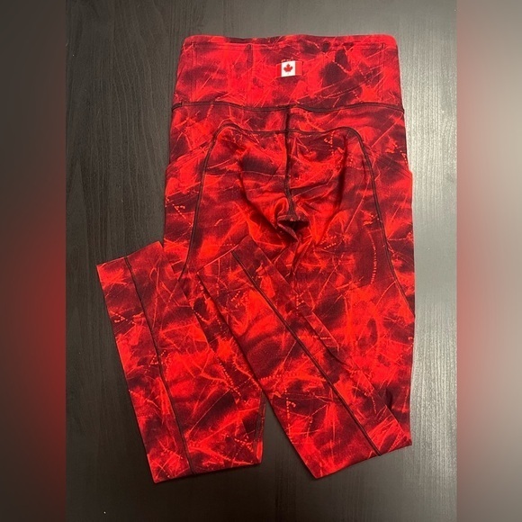 Pants - Lululemon Fast & Free Team Canada Tights - Sz 4